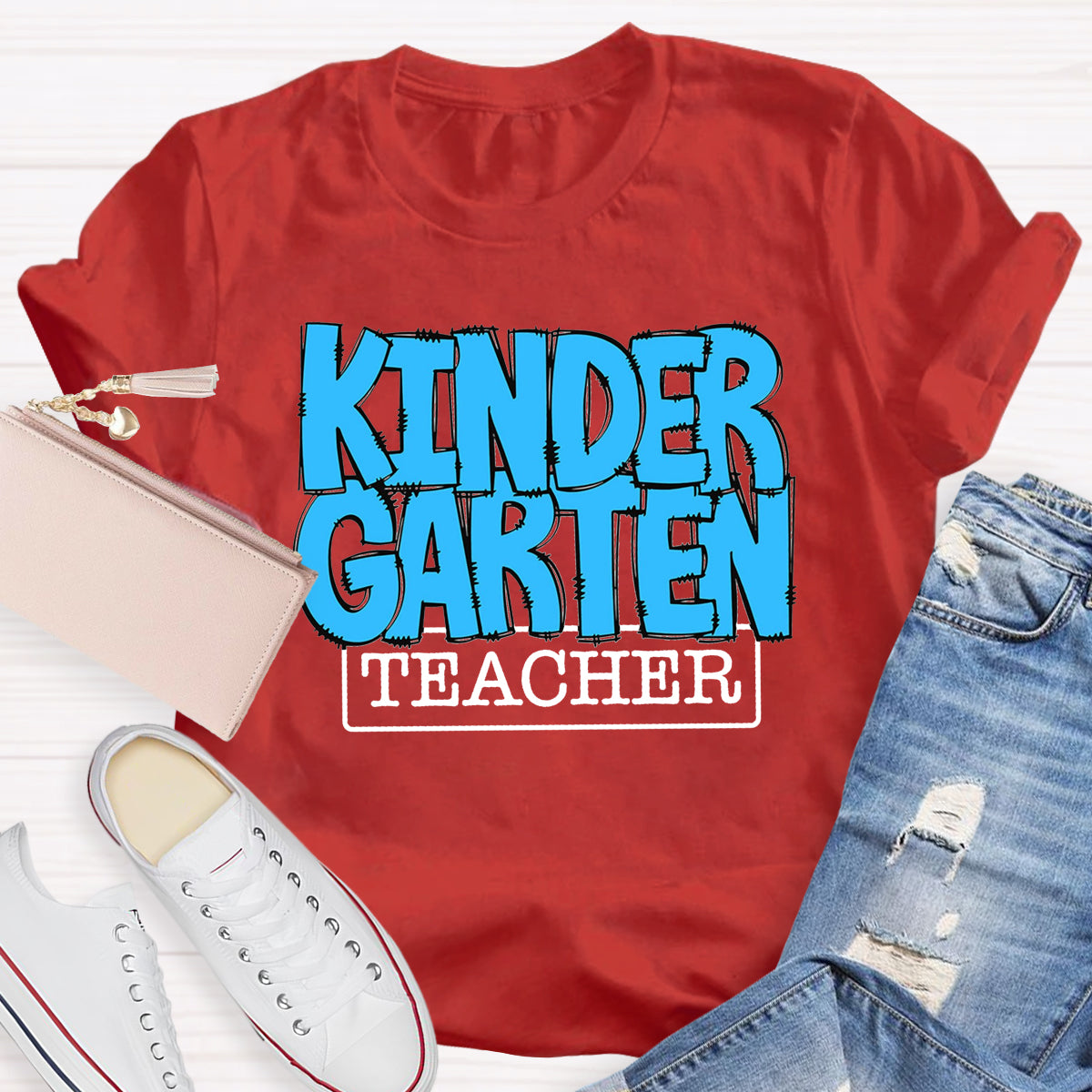 Personalized Grade Blue Printed T-Shirt