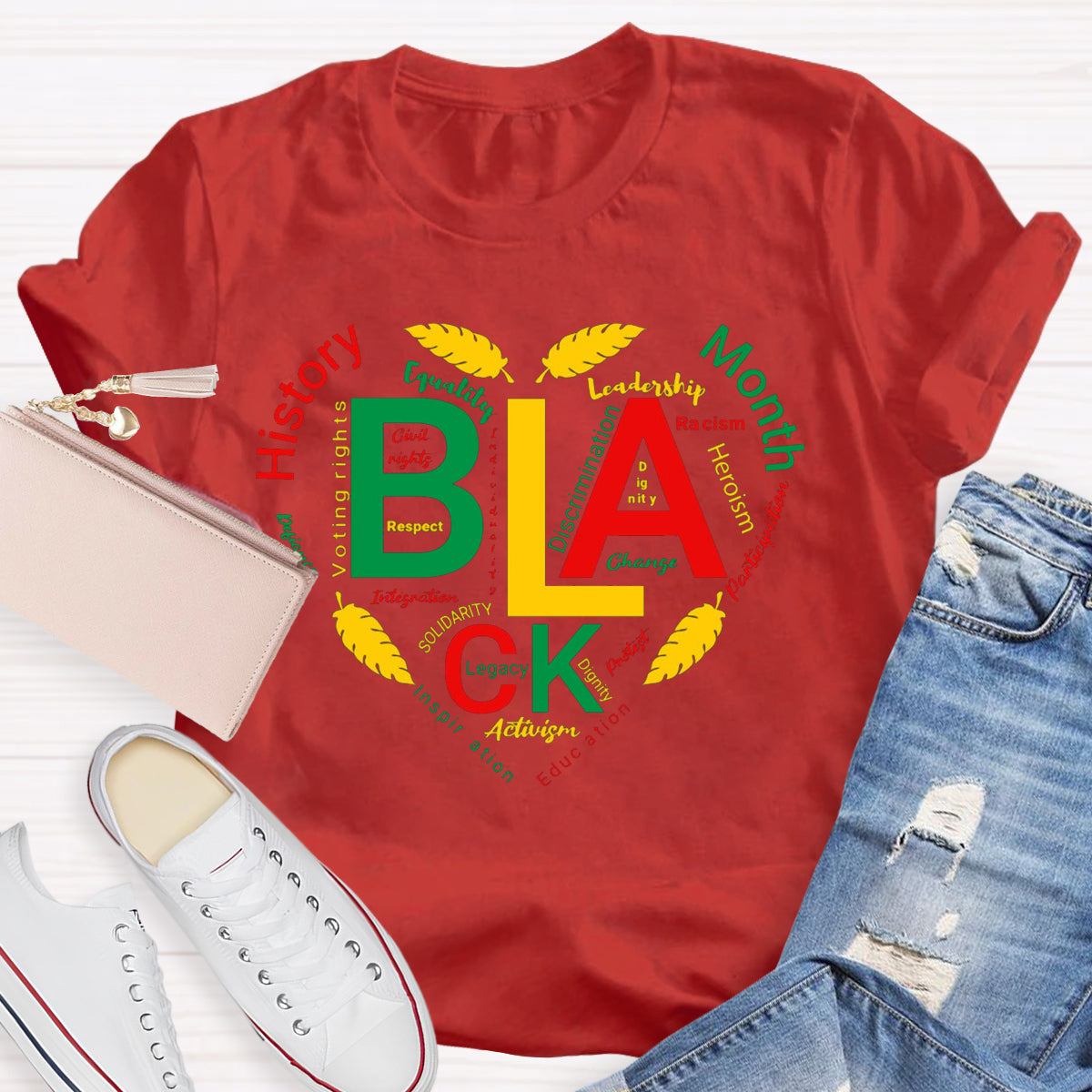 Black History Month Hearth T-Shirt