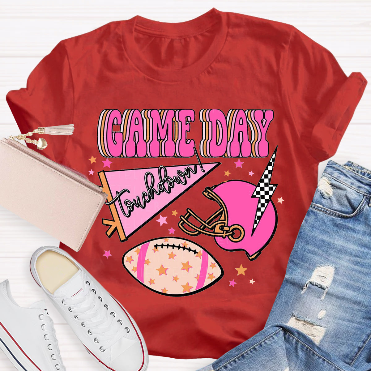 Game Day Football Touchdown Season T-Shirt