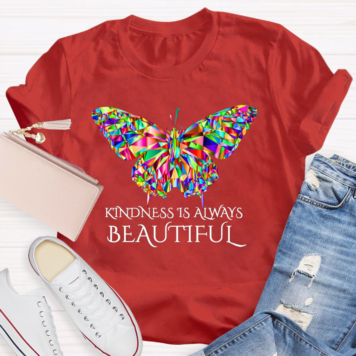 Kindness Is Always Beautiful Butterfly T-Shirt