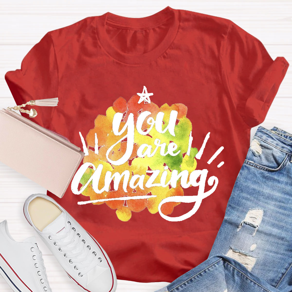 You Are Amazing Teacher Positive Quotes T-Shirt