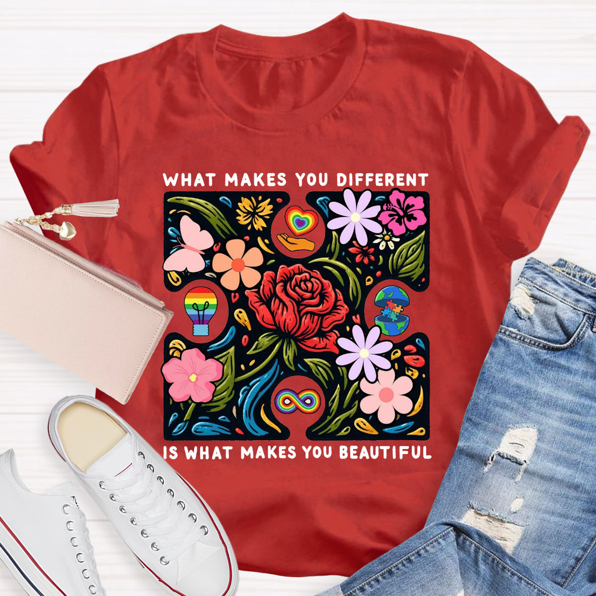 What Makes You Different Is What Make You Beautiful T-Shirt