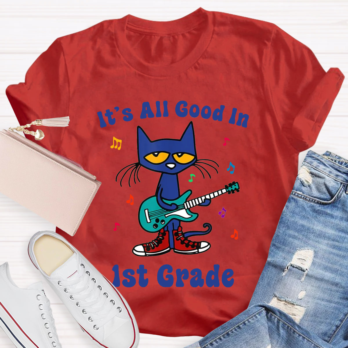 Personalized Grade It's All Good In School Grade T-Shirt