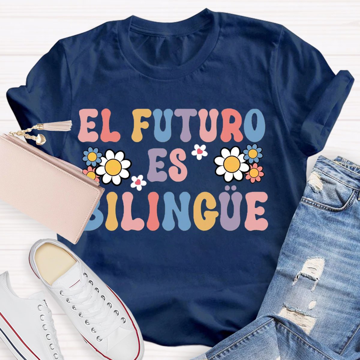 El Futuro Es Bilingüe Spanish Teacher Bilingual Teacher Shirt