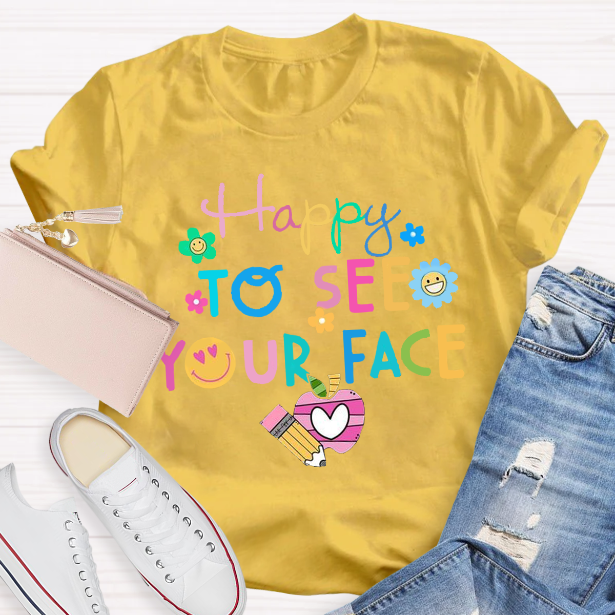 Back To School Happy To See Your Face T-Shirt