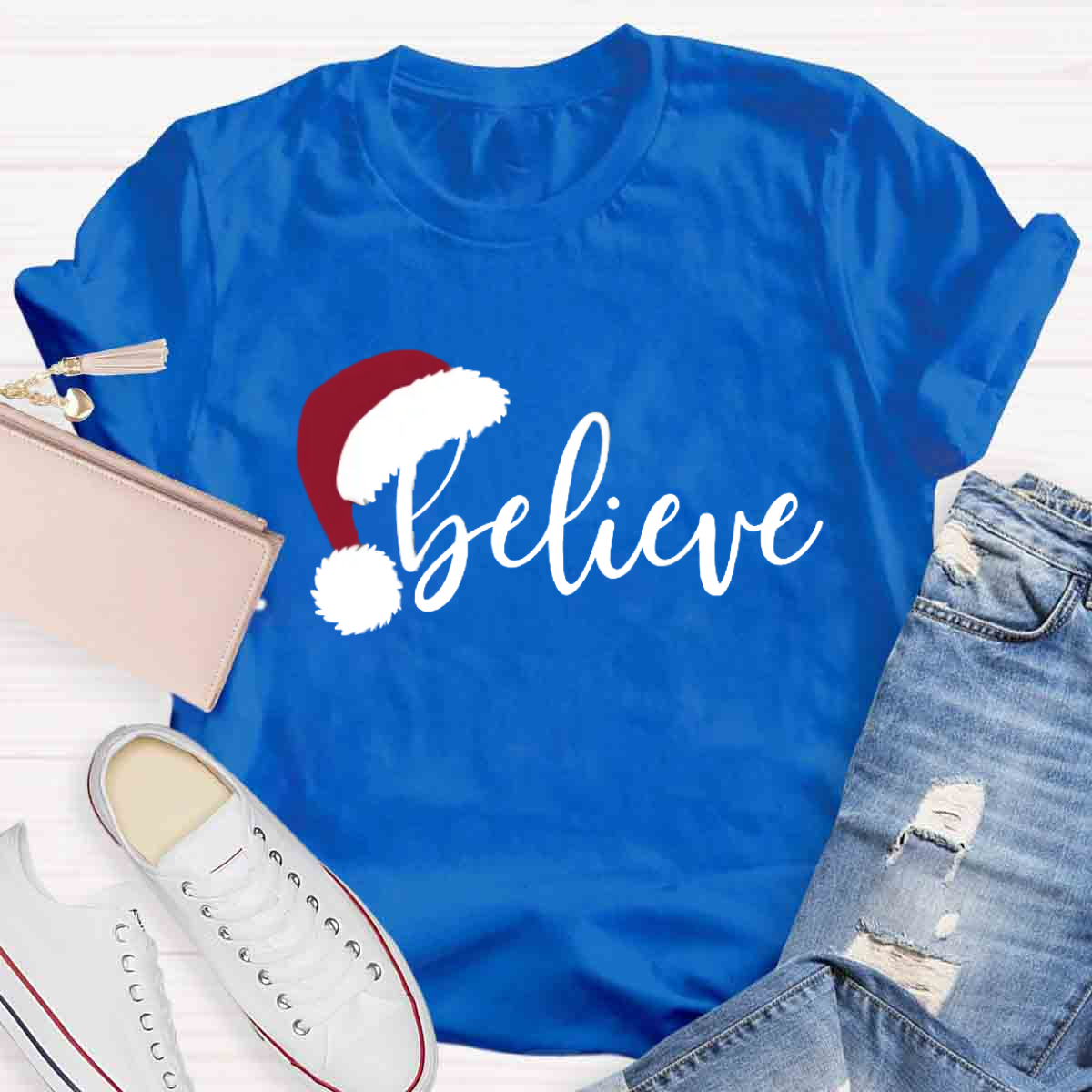 Believe Christmas Teacher T-Shirt