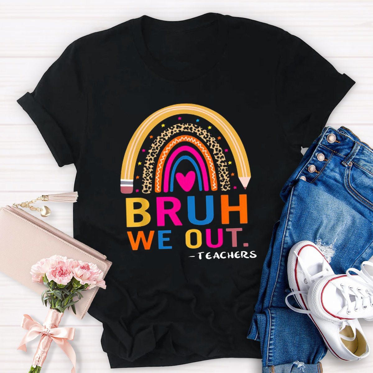 Bruh We Out Teacher T-shirt