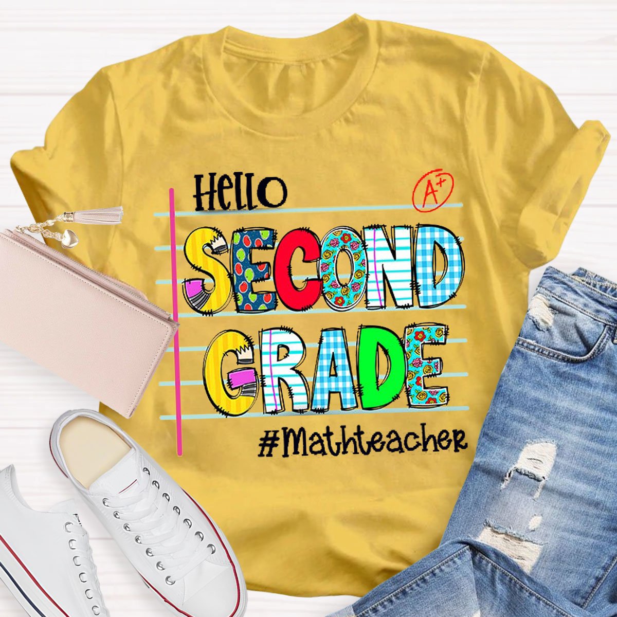 Personalized Grade And Name T-Shirt