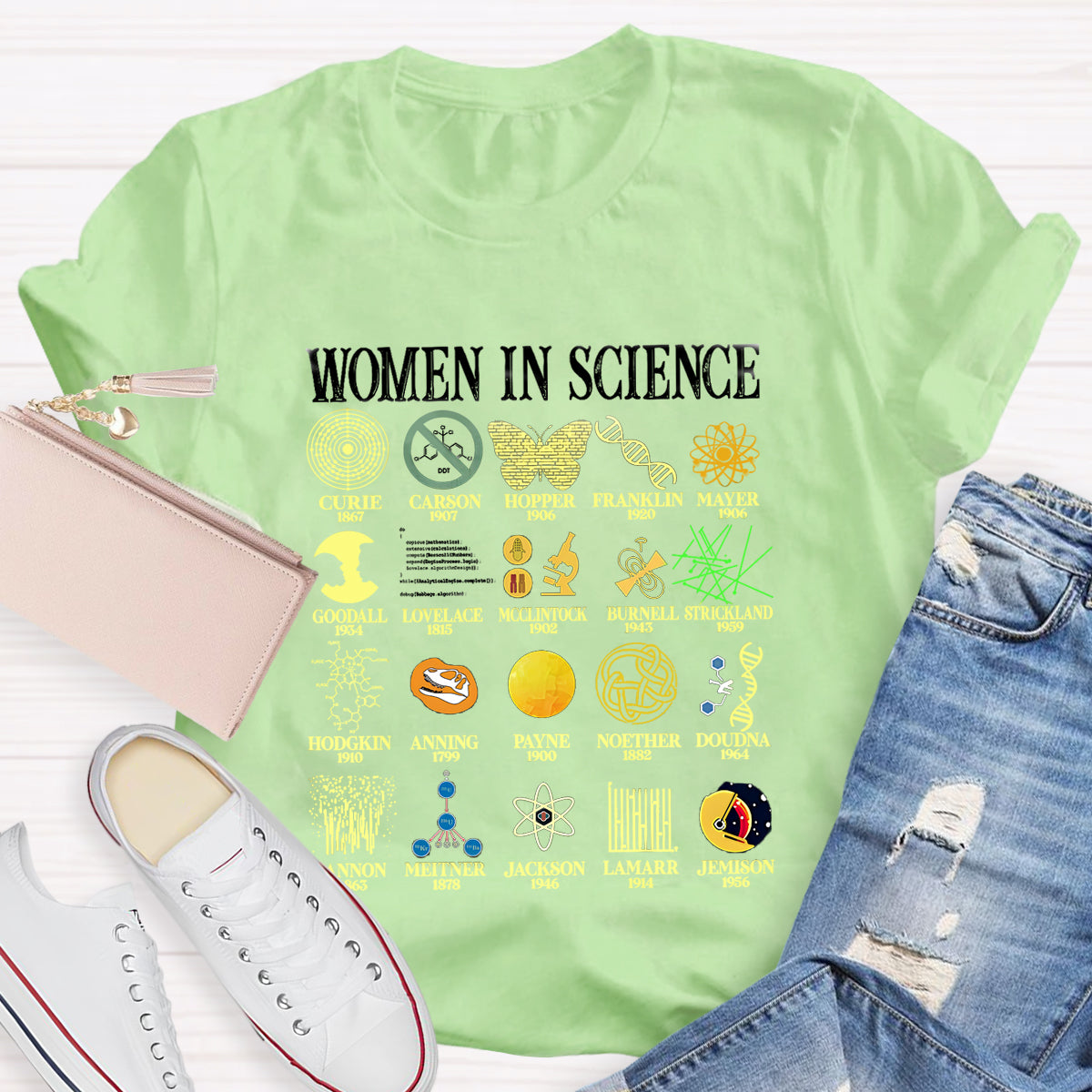 Women In Science Teacher T-Shirt