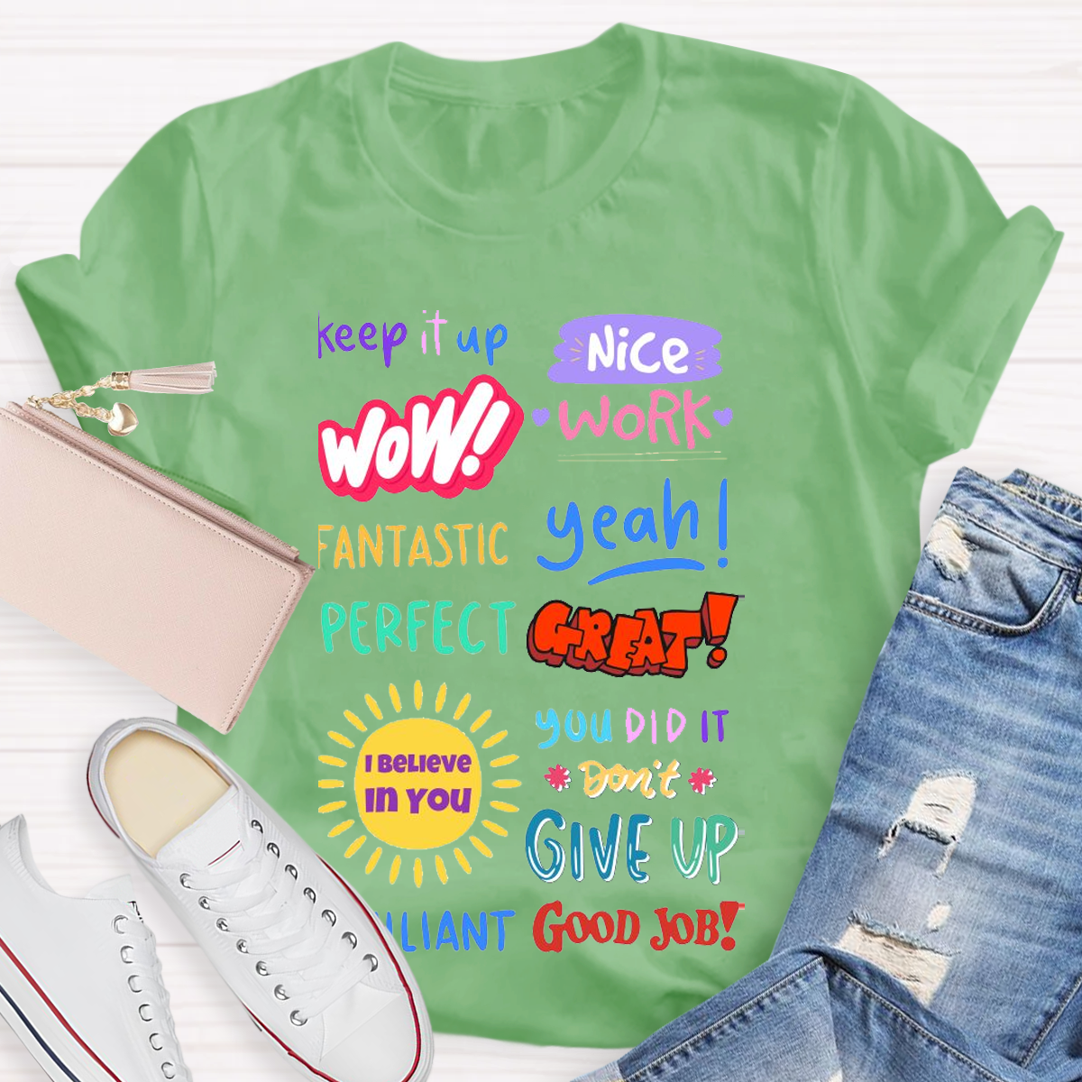 Inspirational Teacher Design Empowering Educators With Style T-shirt