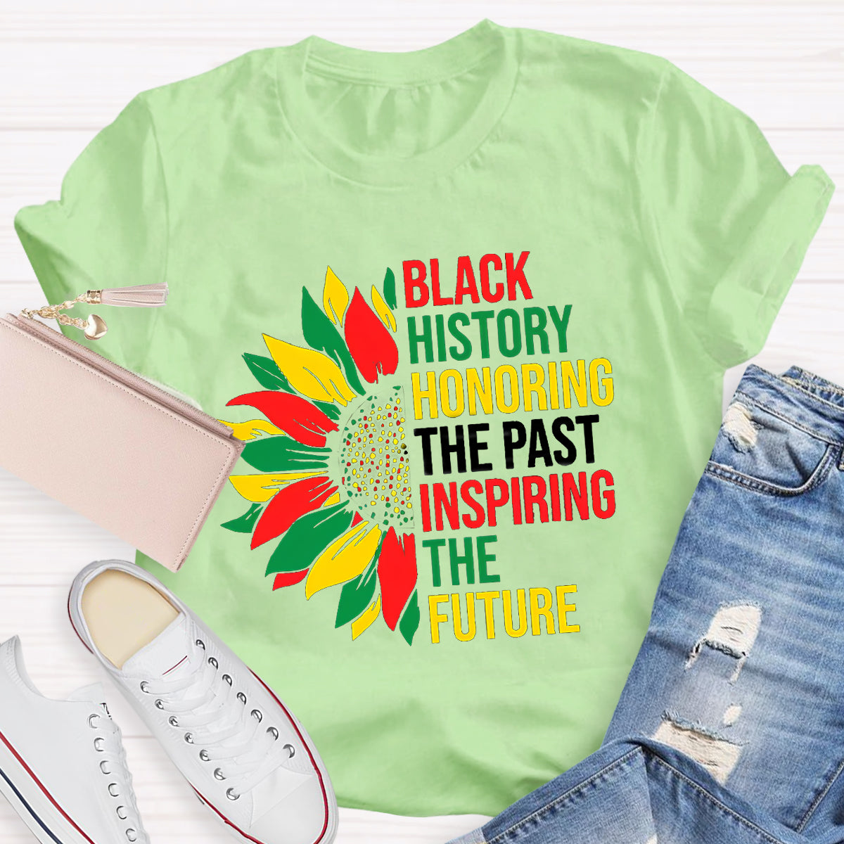 Black History Honoring The Past Inspiring The Future T-Shirt