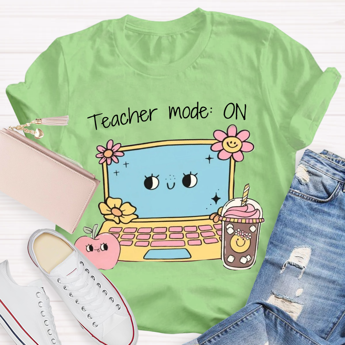 Teacher Mode On Computer Coffee T-Shirt