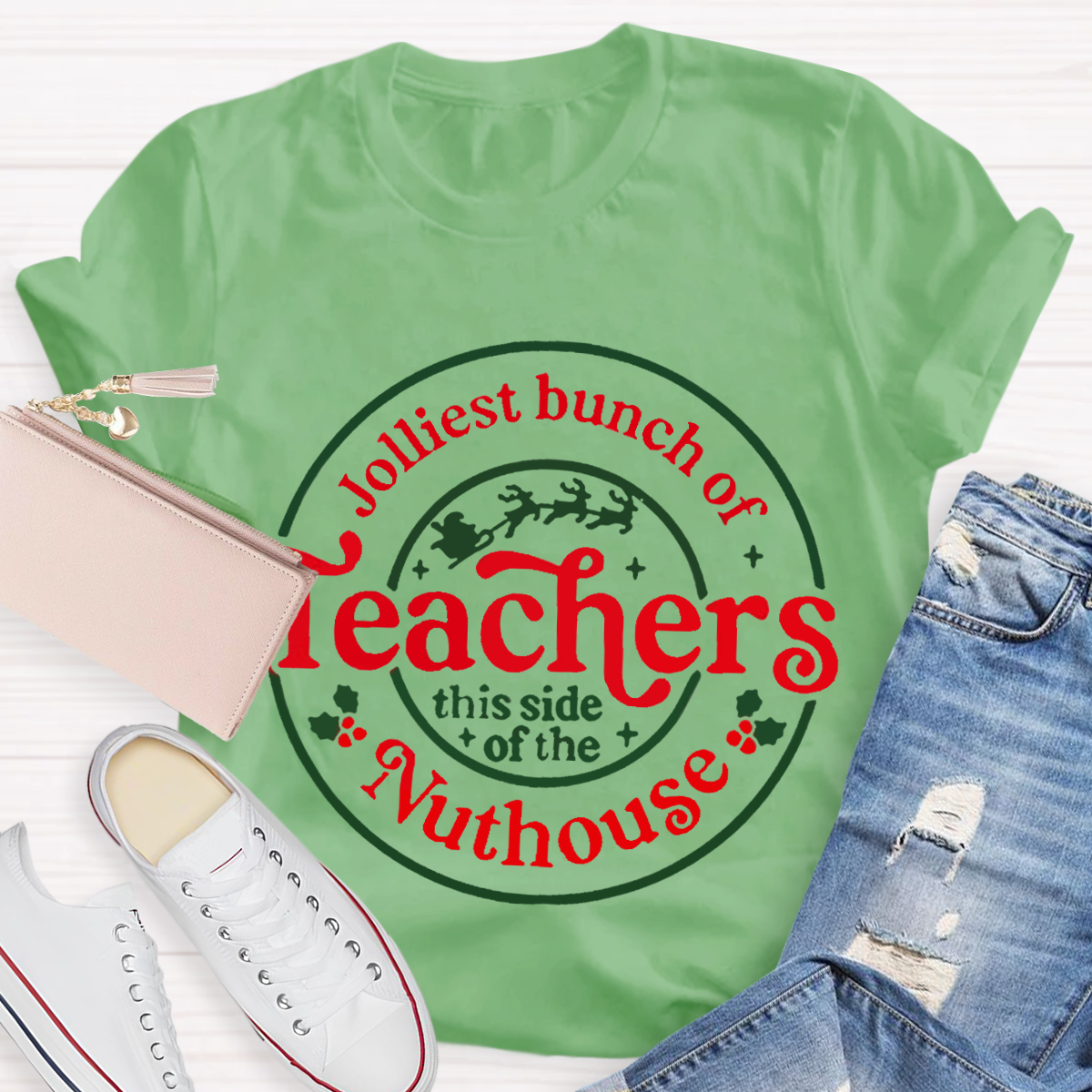 Jolliest Bunch Of Teacher T-Shirt