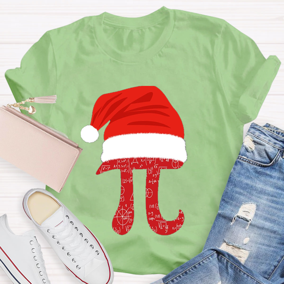 Math Teacher Christmas T-Shirt