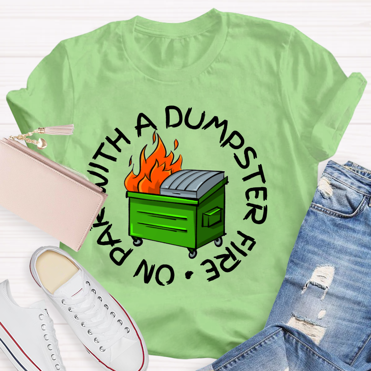 No Par With A Dumpster Fire T-Shirt