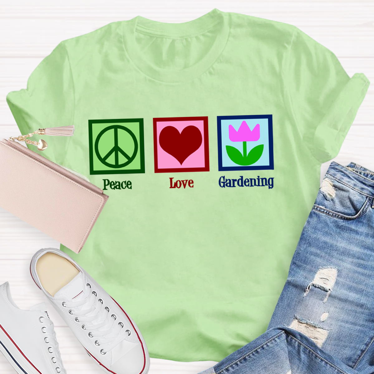 Peace Love Gardening T-Shirt