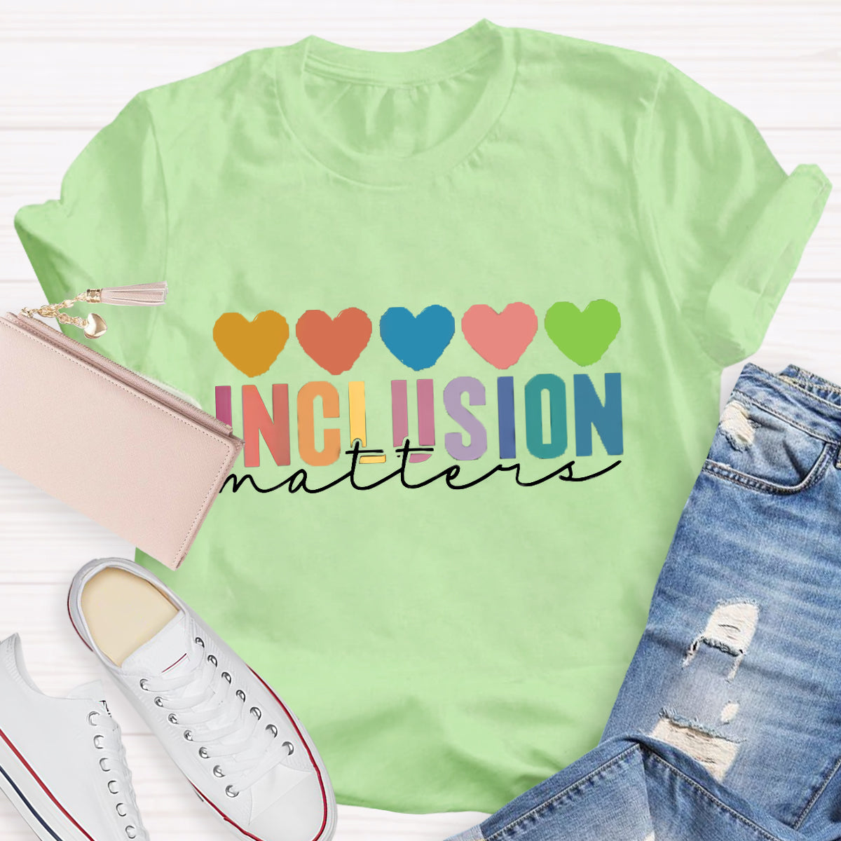 Inclusion Matter Heart T-Shirt