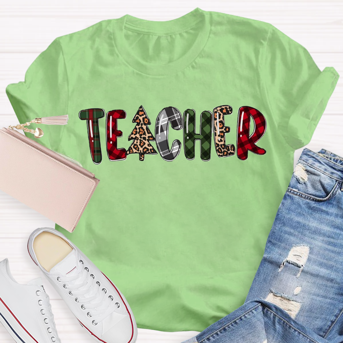 Christmas Tree Teacher T-Shirt