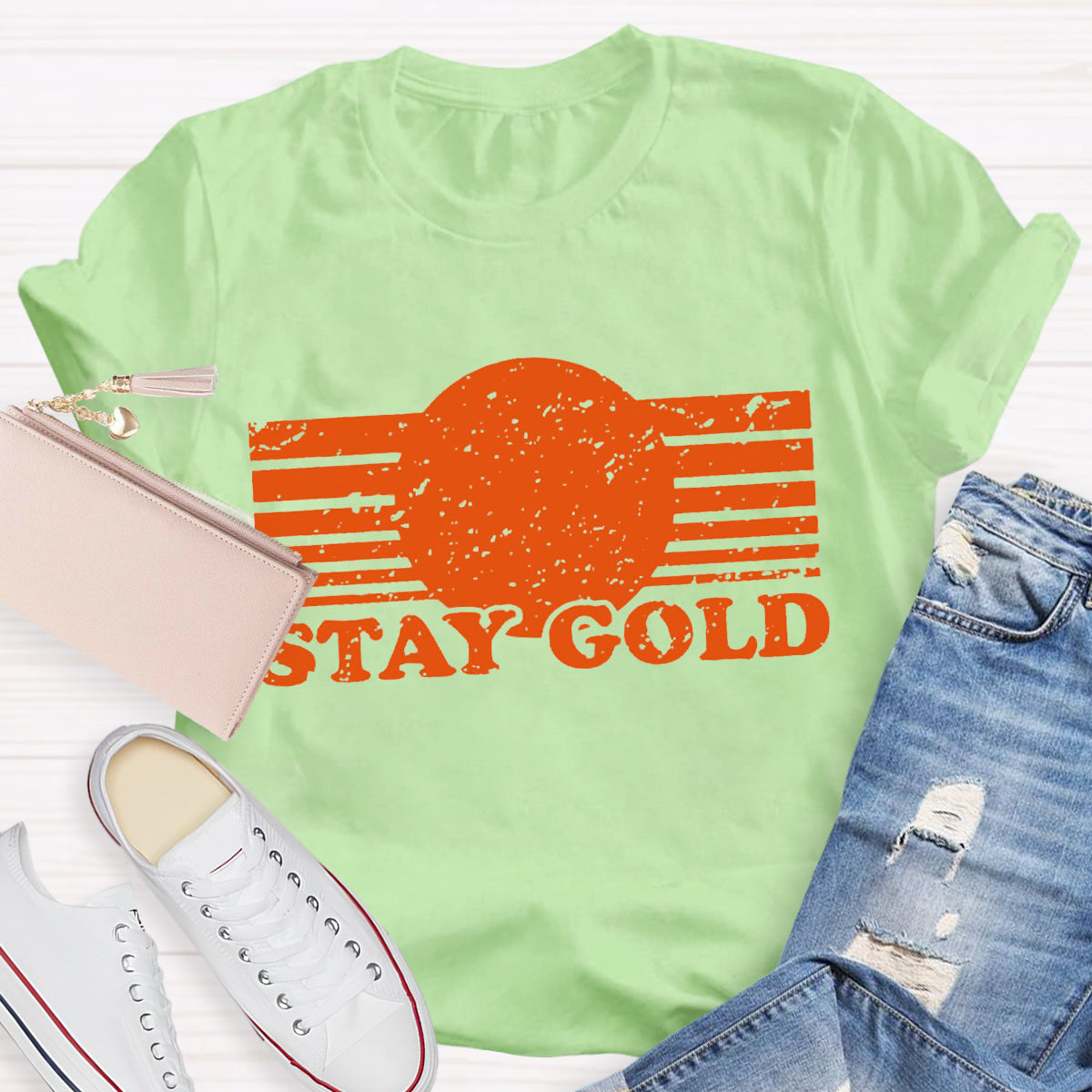 Stay Gold Teacher T-Shirt