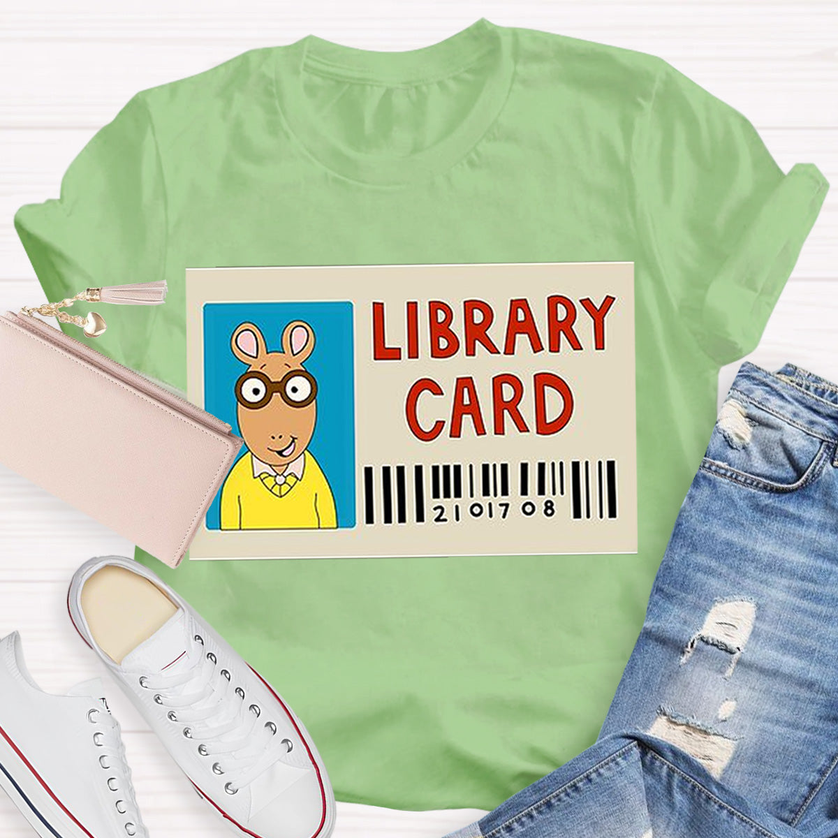 Arthur Library Teacher T-Shirt