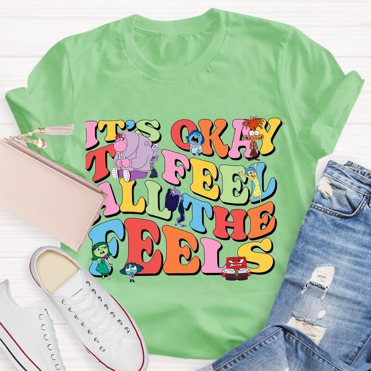 Cartoon Kindness Teacher T-Shirt