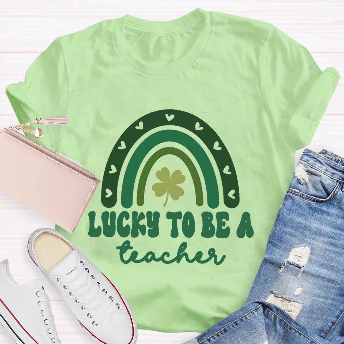 Lucky To Be A Teacher T-Shirt