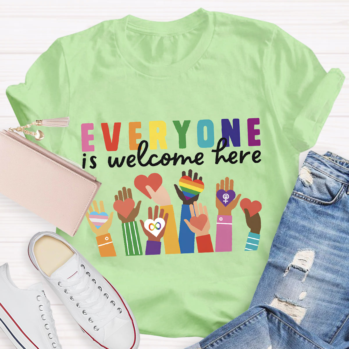 Everyone Is Welcome Here T-Shirt