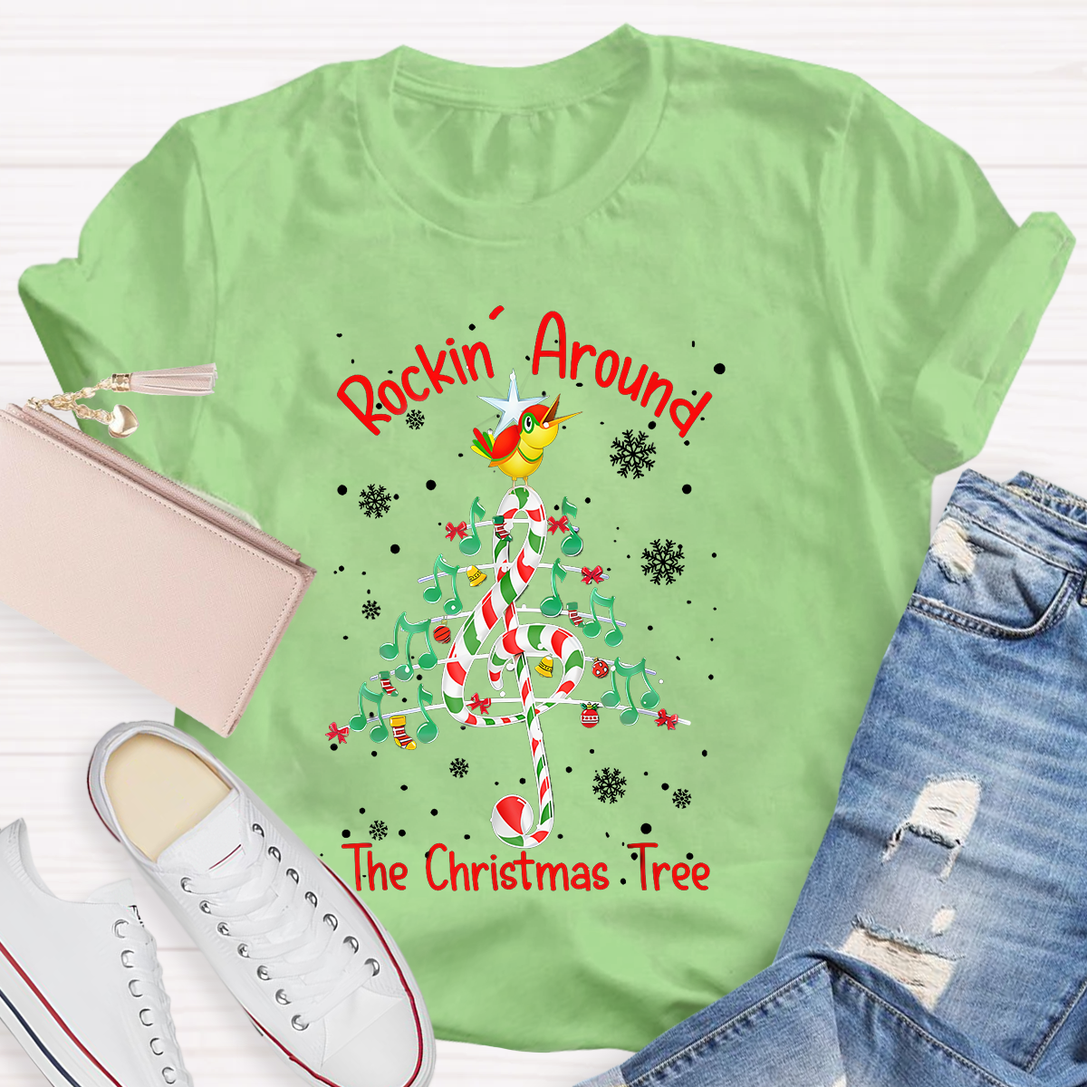 Rocking Around The Christmas Tree T-Shirt