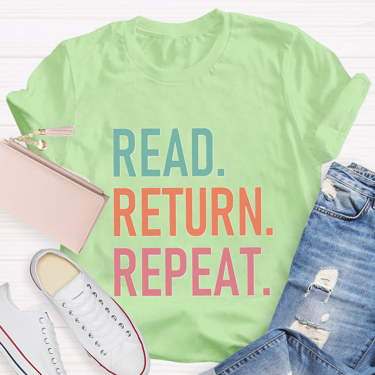 Read Return Repeat Library Book T-Shirt