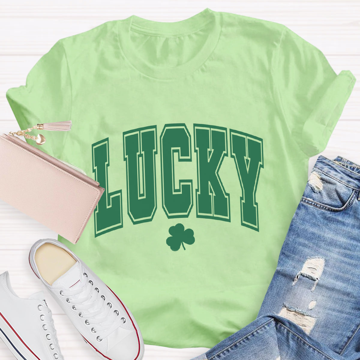 St Patrick's Day Lucky Shamrock T-Shirt