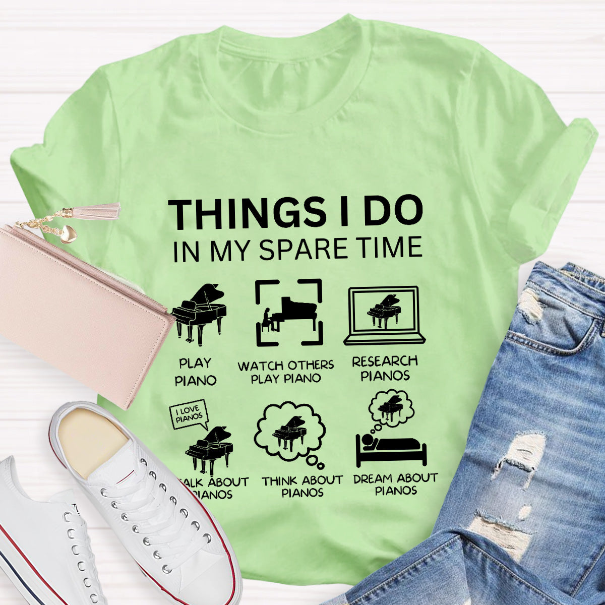 This Things I Do In My Spare Time Music Teacher T-Shirt