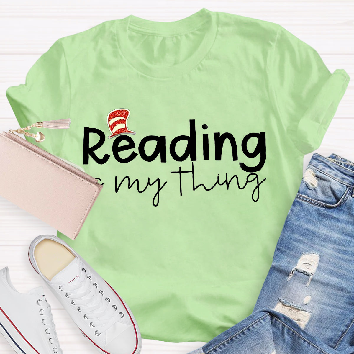 Reading Is My Thing Teacher T-Shirt