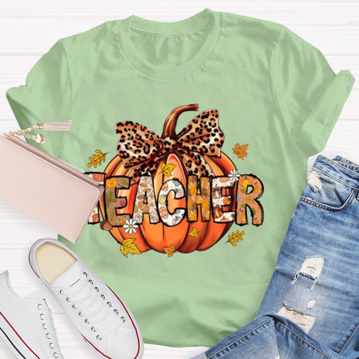 Teacher Pumpkin Teacher T-Shirt