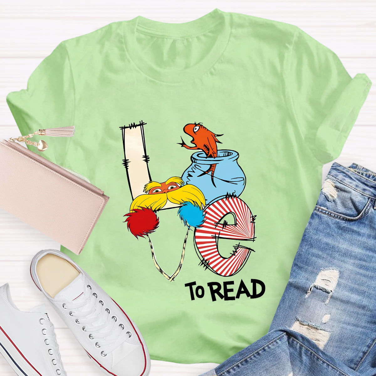 Love To Read Teacher T-Shirt