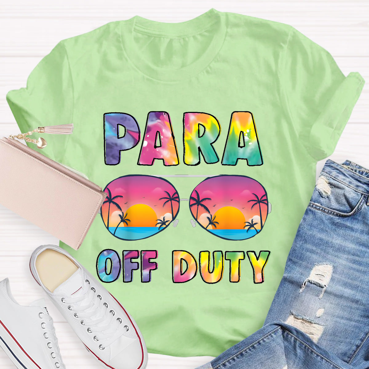Para Off  Duty Teacher T-Shirt