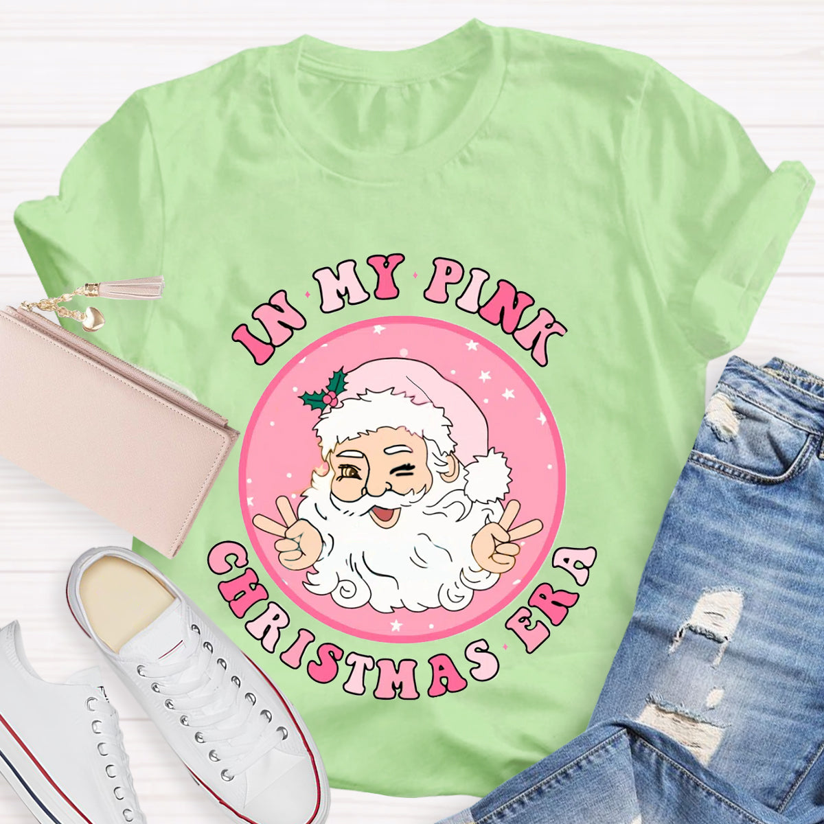 In My Pink Christmas Era T-Shirt