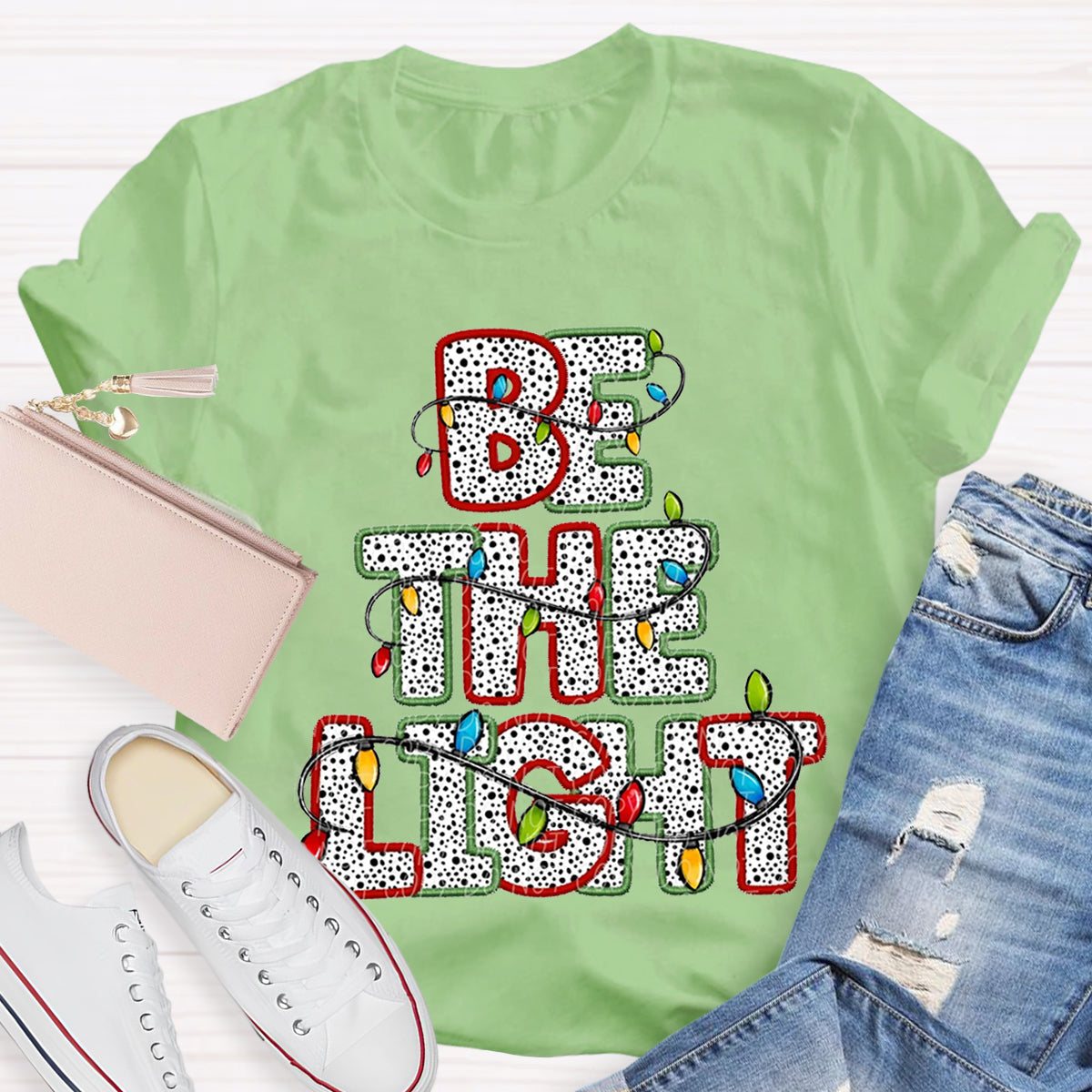 Be The Light Teacher T-shirt