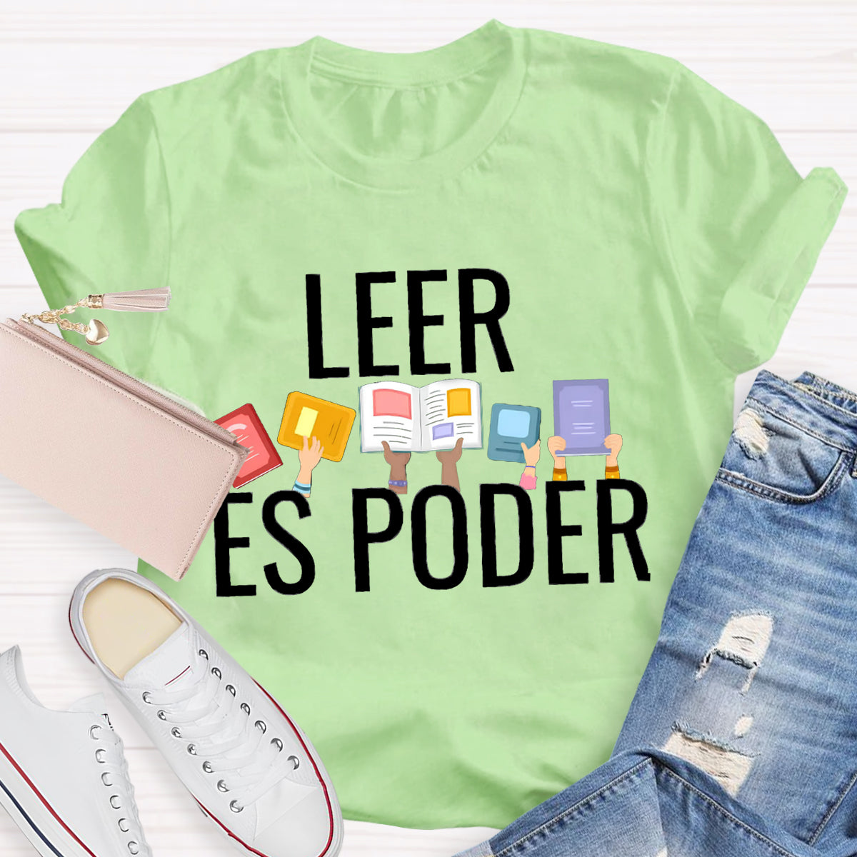 Leer Es Poder Spanish Teacher T-Shirt