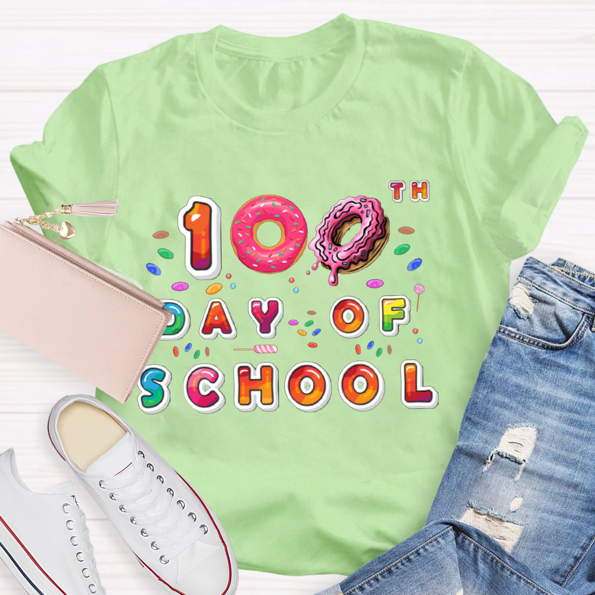 100th Day Of School Donut T-Shirt