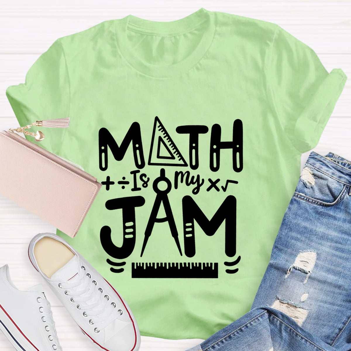 Math Is My Jam Teacher T-Shirt