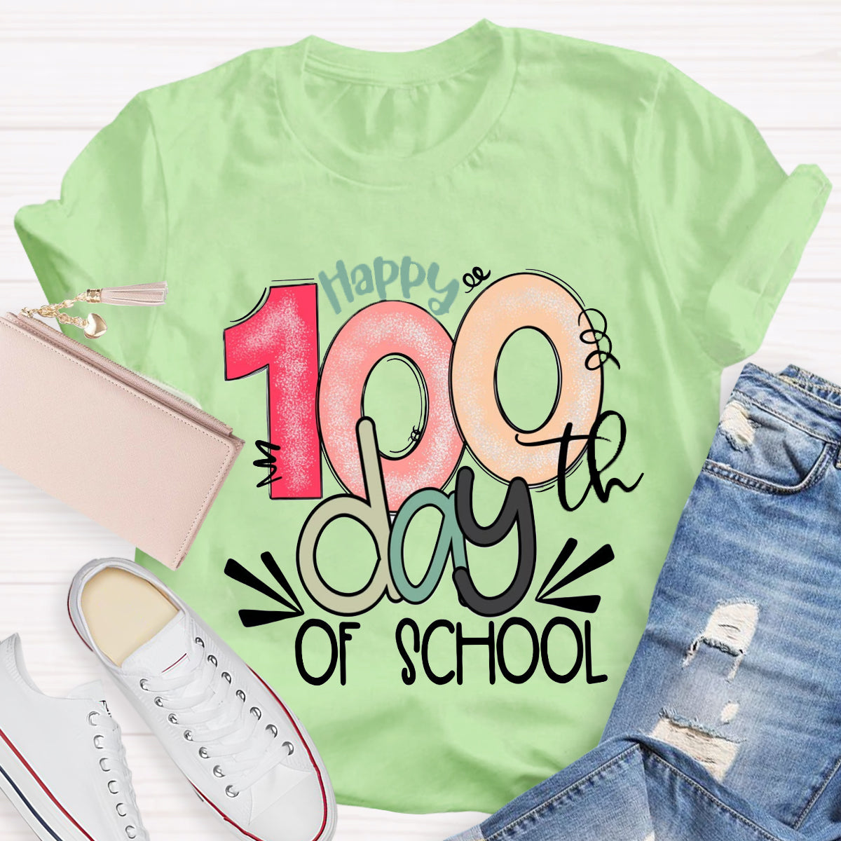 Happy 100th Days Of School T-Shirt