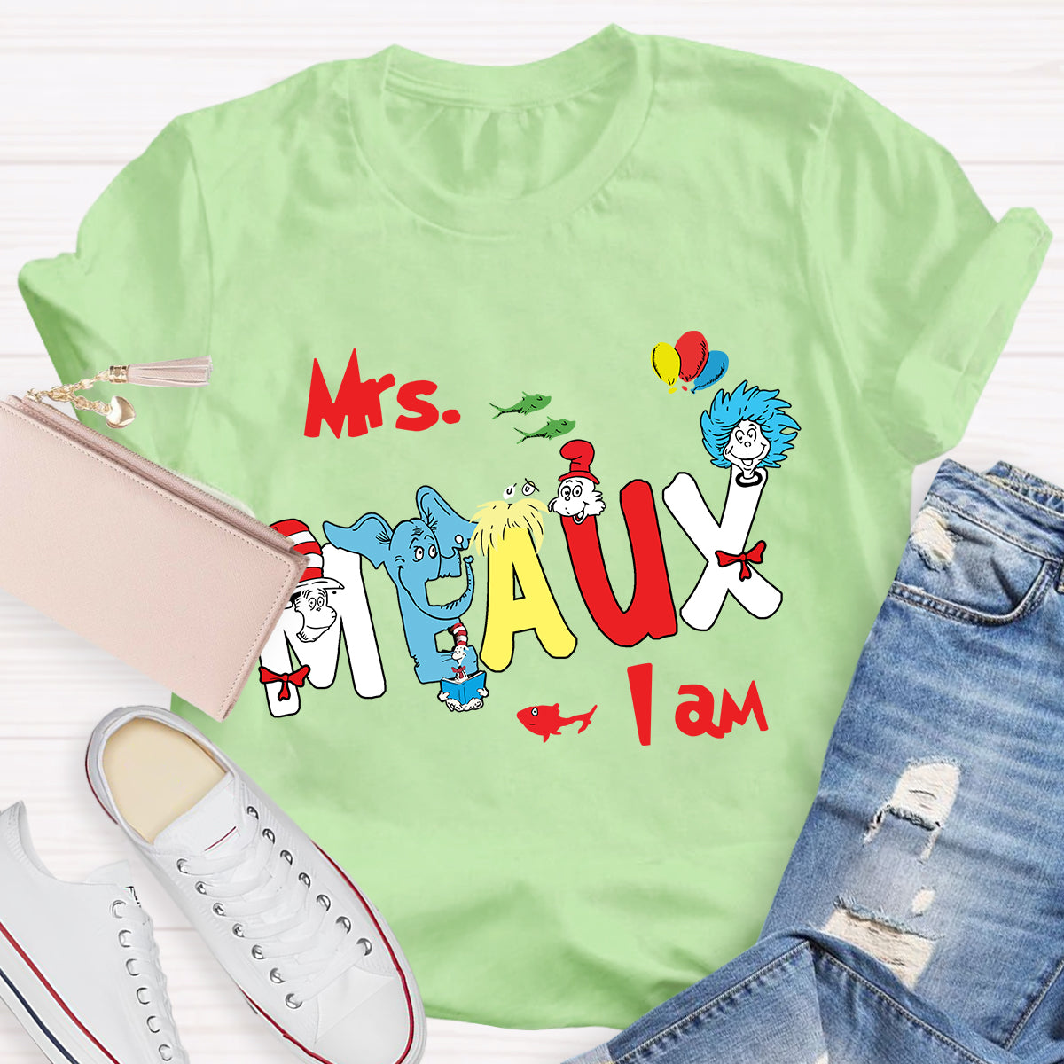 Personalized Name I Am Teacher T-Shirt