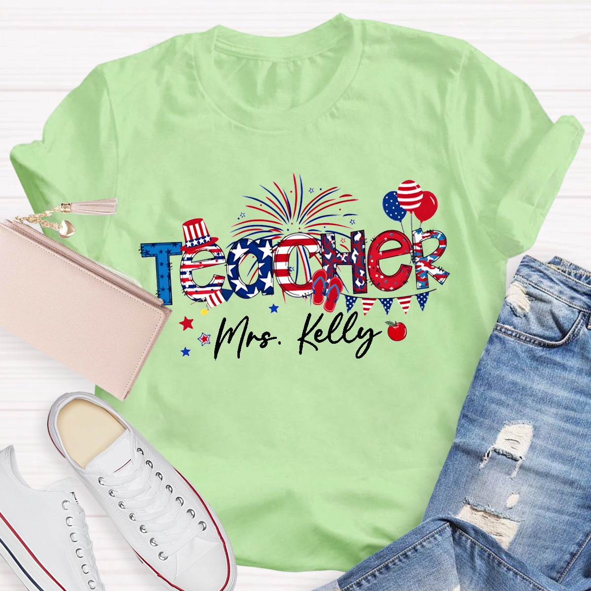 Personalized Name 4th Of July America History T-Shirt