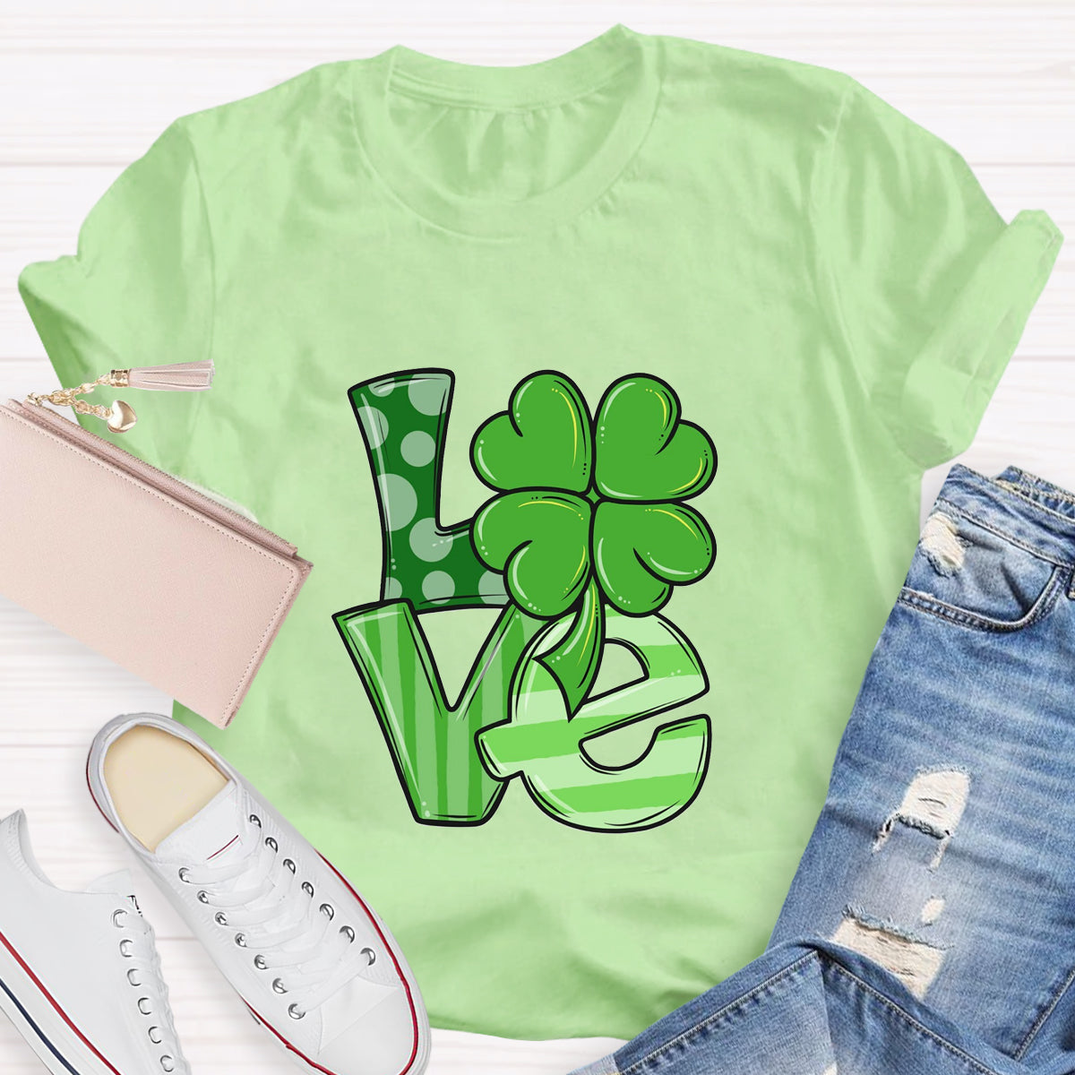 St. Patrick's Day Love Teacher T-Shirt