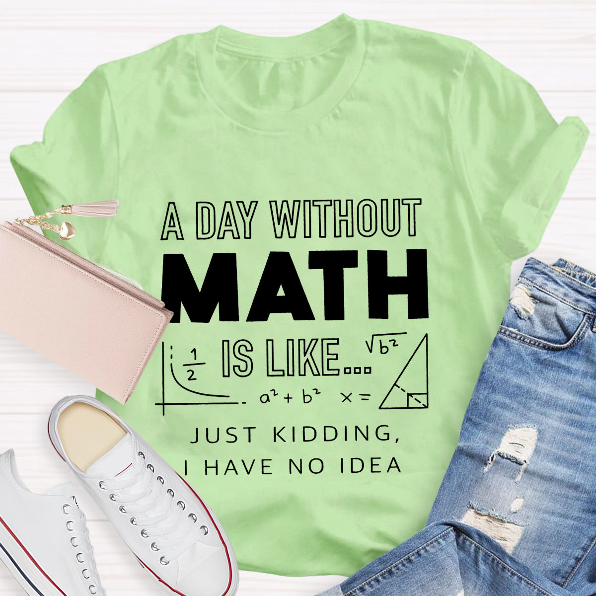 A Day Without Math Is Like Have No Idea T-Shirt