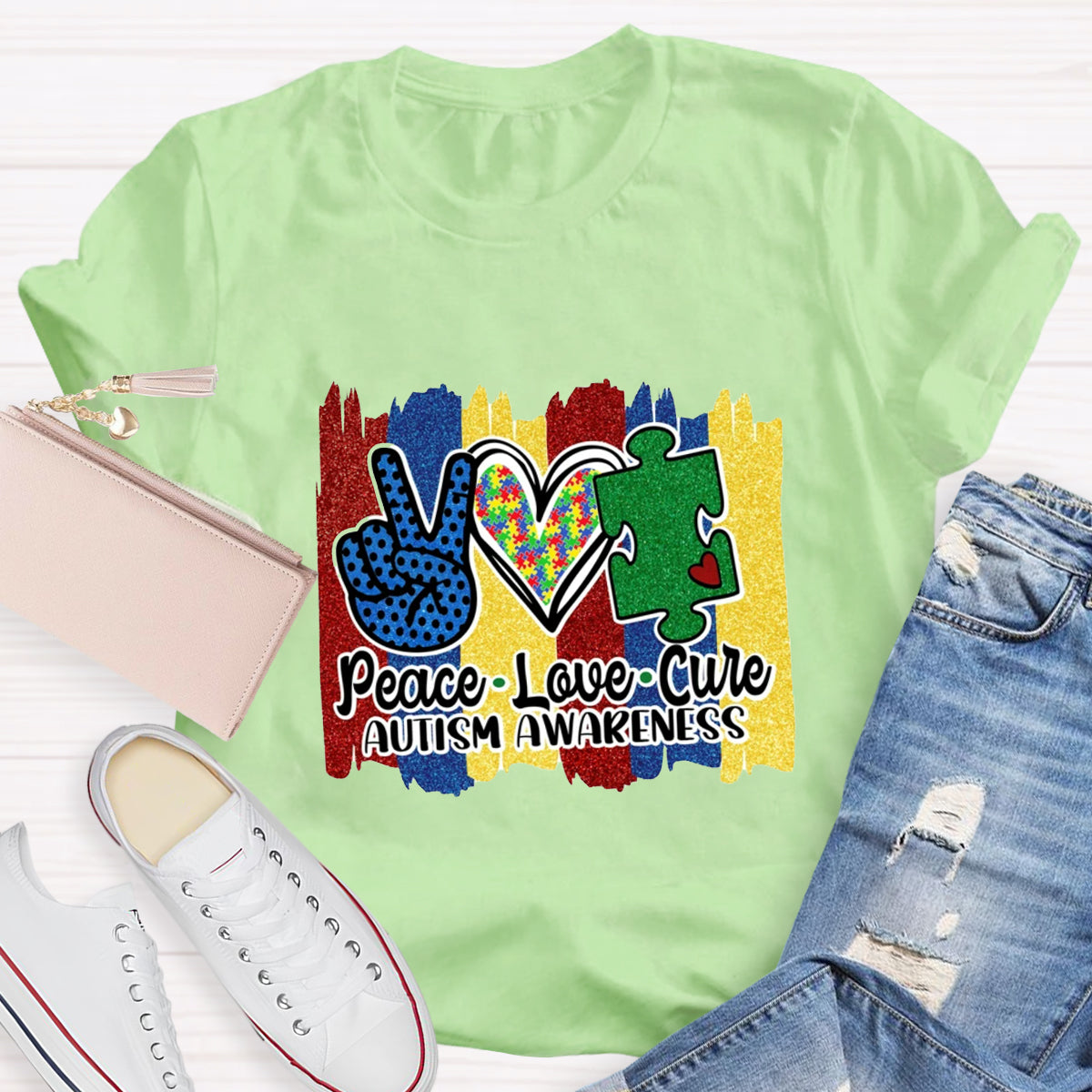 Peace Love Cure T-Shirt