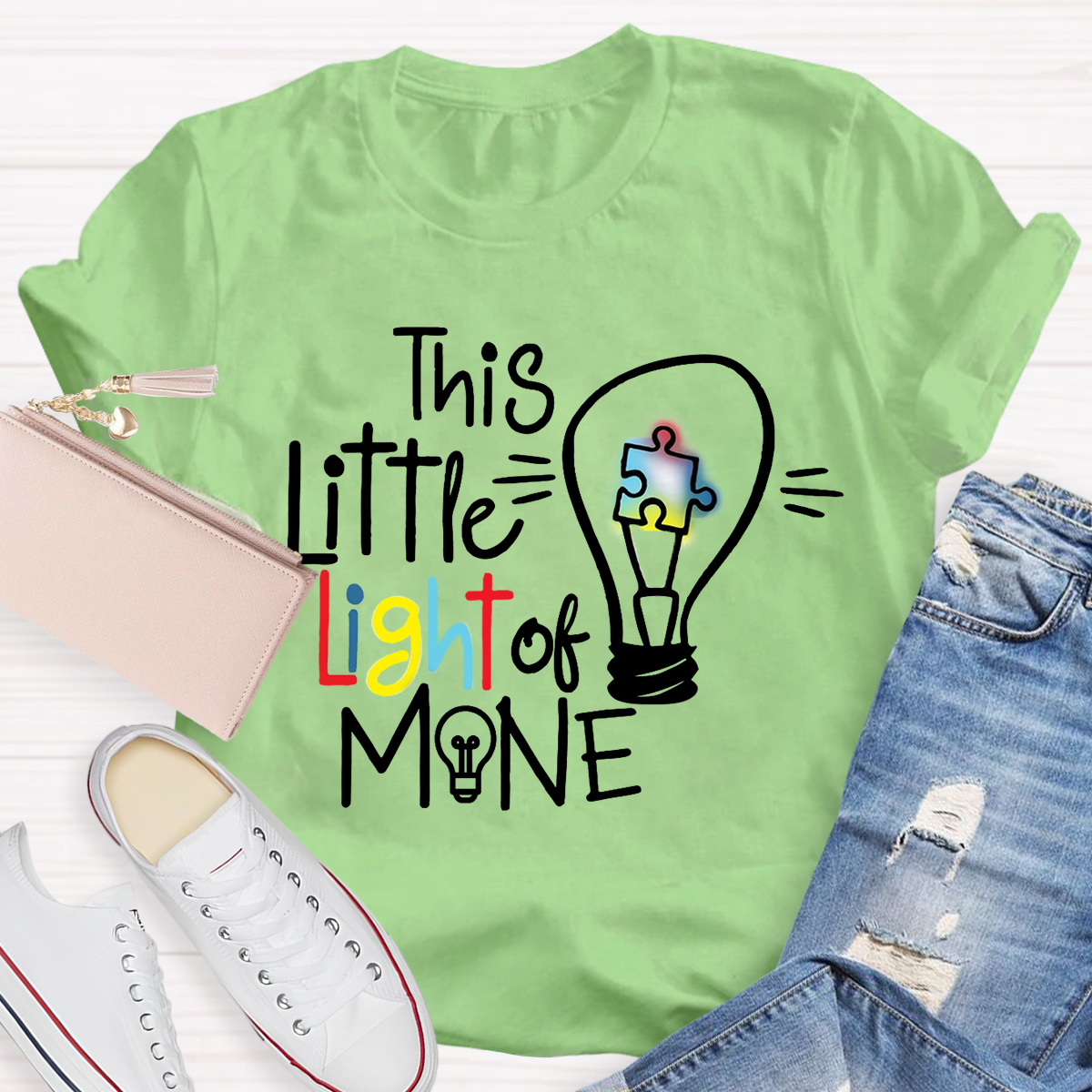 This Little Light Of Mine Autism T-shirt