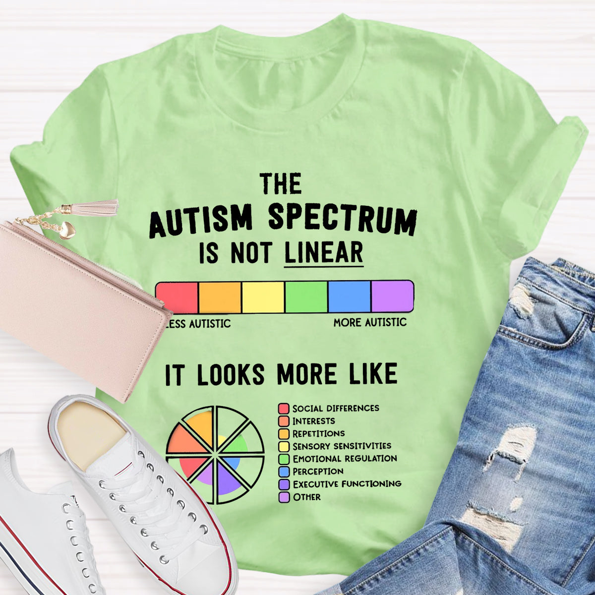 Autism Is A Spectrum Autism Awareness T-Shirt