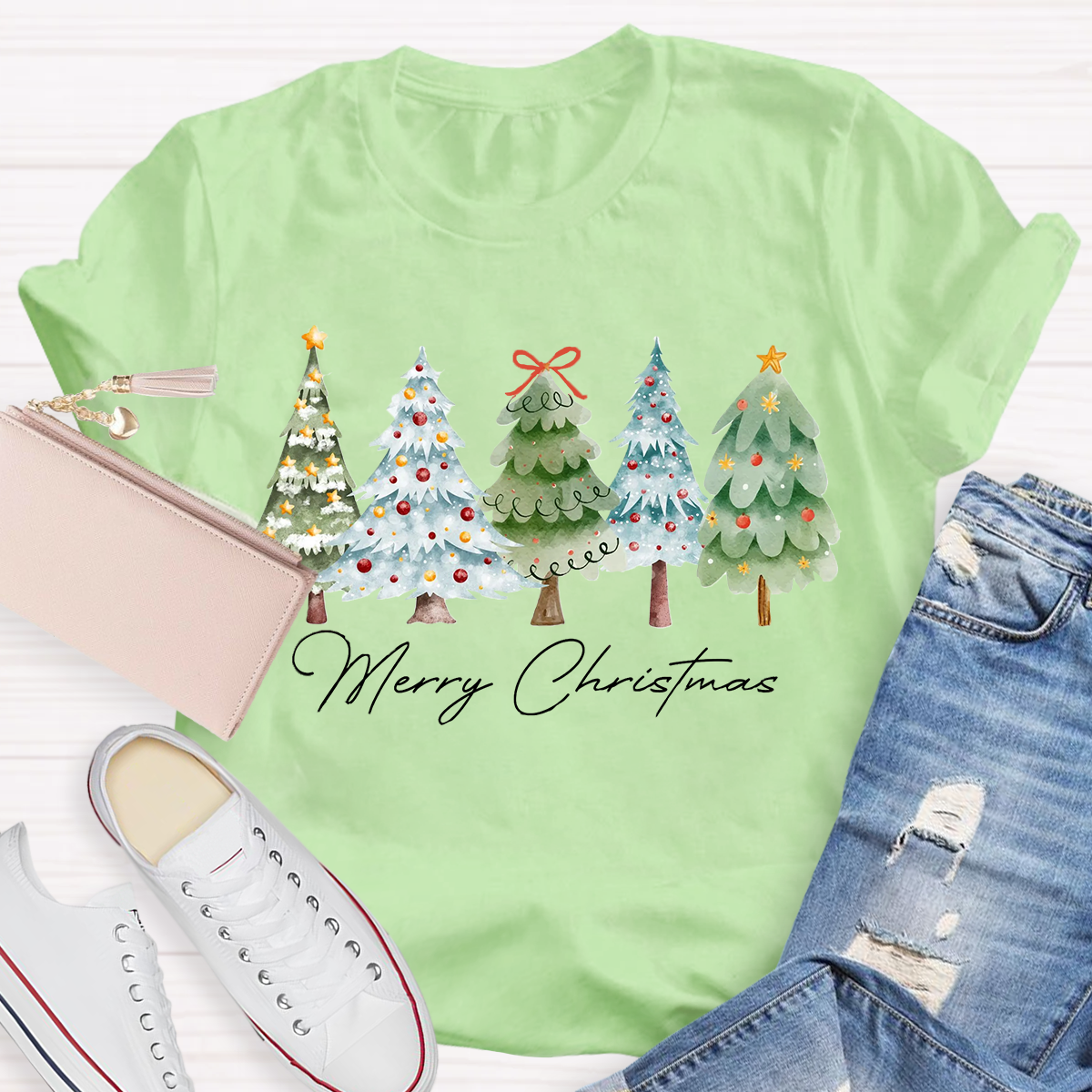 Merry Christmas Tree T-Shirt