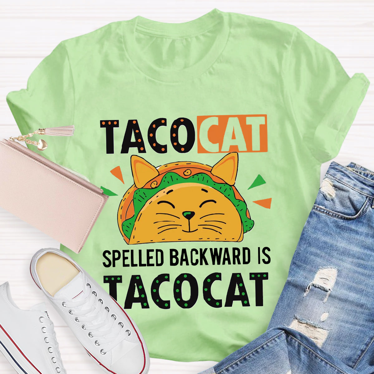 Tacocat Spelled Backward Is Tacocat T-Shirt